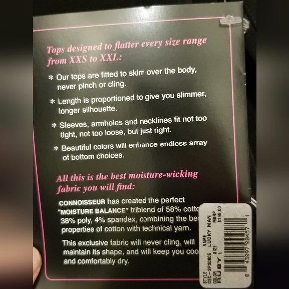 Connoisseur Equestrian Collection light zip jacket Large Horse Riding Golf - Picture 6 of 7